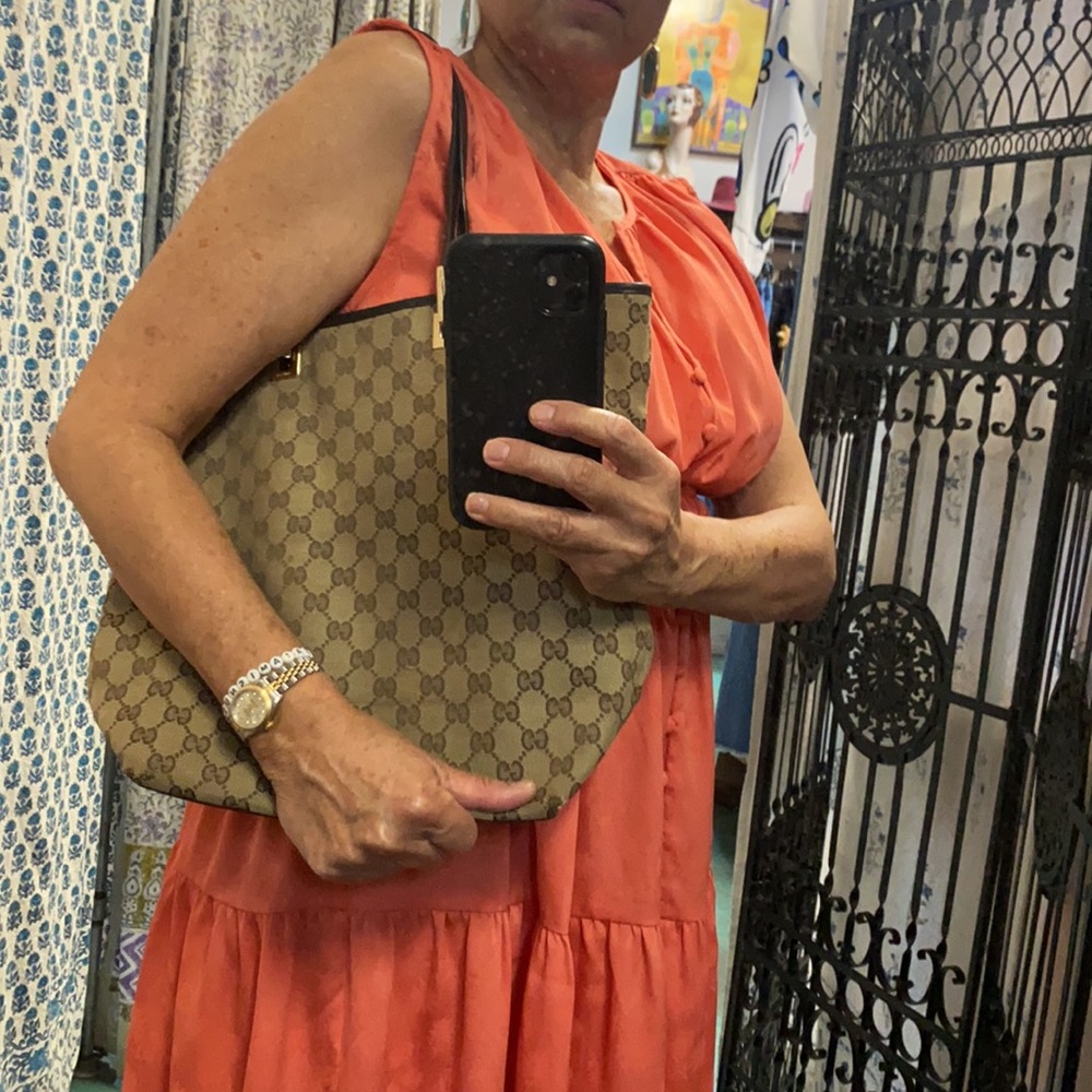Gucci brown tote